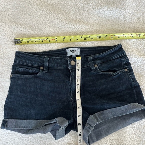 Paige Jimmy Jimmy Shorts Dark Blue Size 27 - Picture 4 of 10